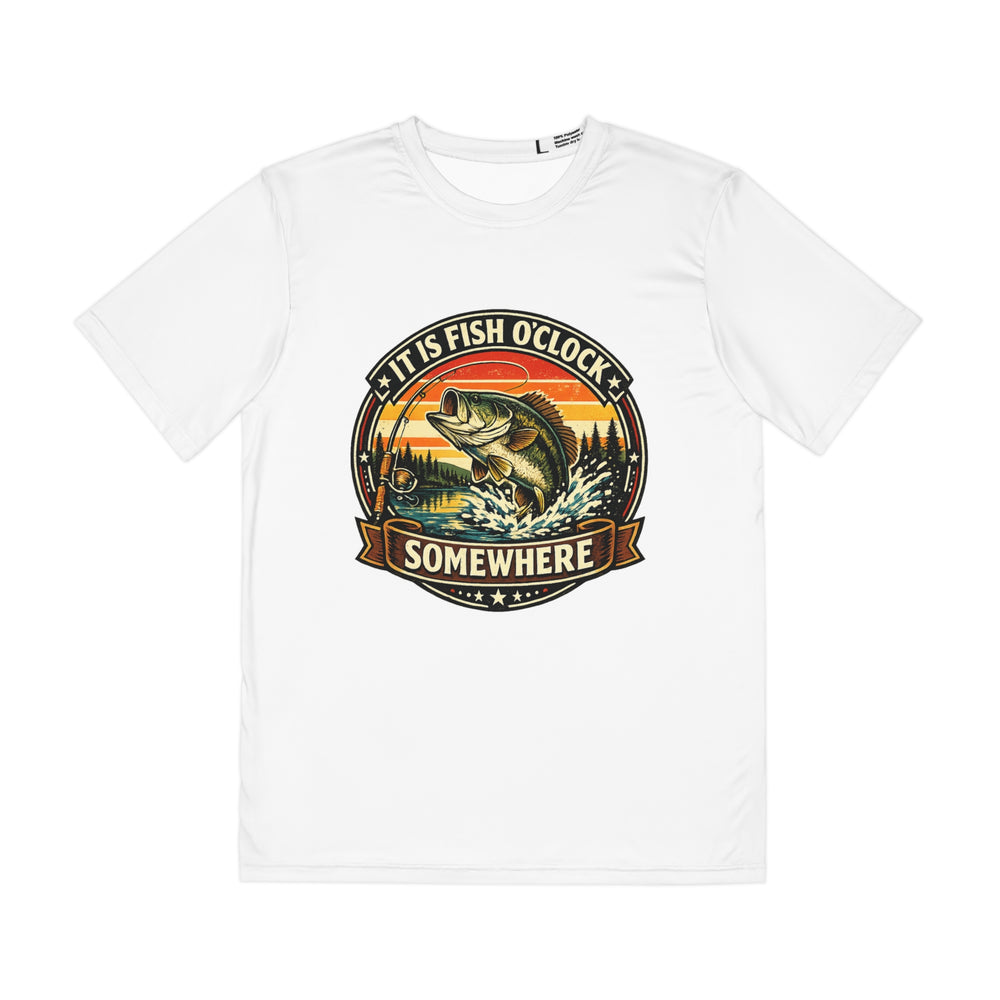 Fishing T‑Shirt – “It Is Fish O’Clock Somewhere” Graphic Tee