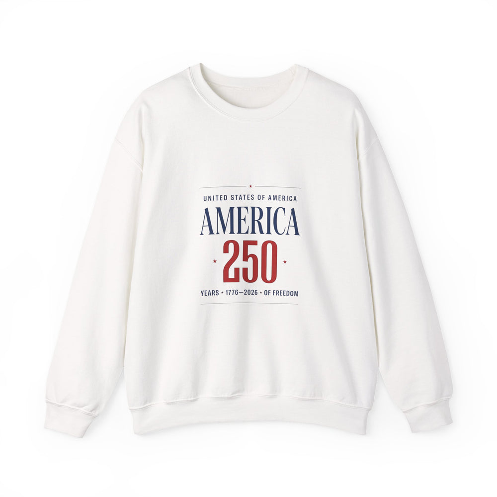 America 250 Crewneck Sweatshirt | 4th of July Patriotic Anniversary