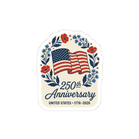 250th Anniversary Flag Sticker | 4th of July Patriotic Decal 3