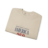 America 250 Crewneck Sweatshirt | 4th of July Patriotic Anniversary 13