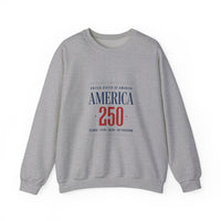 America 250 Crewneck Sweatshirt | 4th of July Patriotic Anniversary 4