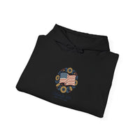 250th Independence Anniversary Floral Flag Hoodie | 4th of July Patriotic Sweatshirt 11