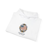 250th Independence Anniversary Floral Flag Hoodie | 4th of July Patriotic Sweatshirt 8