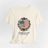 Celebrate 250 Patriotic Flag Tee | 1776-2026 4th of July Anniversary 14