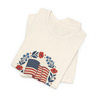 250th Anniversary Flag wreath T-Shirt | 4th of July 1776-2026 Patriotic Tee 13