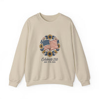 Celebrate 250 USA Crewneck Sweatshirt | 4th of July Patriotic Anniversary 3