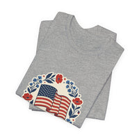 250th Anniversary Flag wreath T-Shirt | 4th of July 1776-2026 Patriotic Tee 16