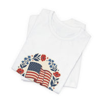 250th Anniversary Flag wreath T-Shirt | 4th of July 1776-2026 Patriotic Tee 7