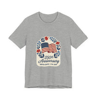 250th Anniversary Flag wreath T-Shirt | 4th of July 1776-2026 Patriotic Tee 4