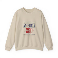 America 250 Crewneck Sweatshirt | 4th of July Patriotic Anniversary 3