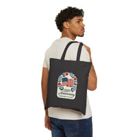 250th Anniversary Patriotic Tote | 4th of July Vintage Flag Wreath 7