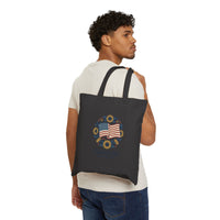 Celebrate 250 Flag Wreath Tote | 1776-2026 Patriotic Canvas 7