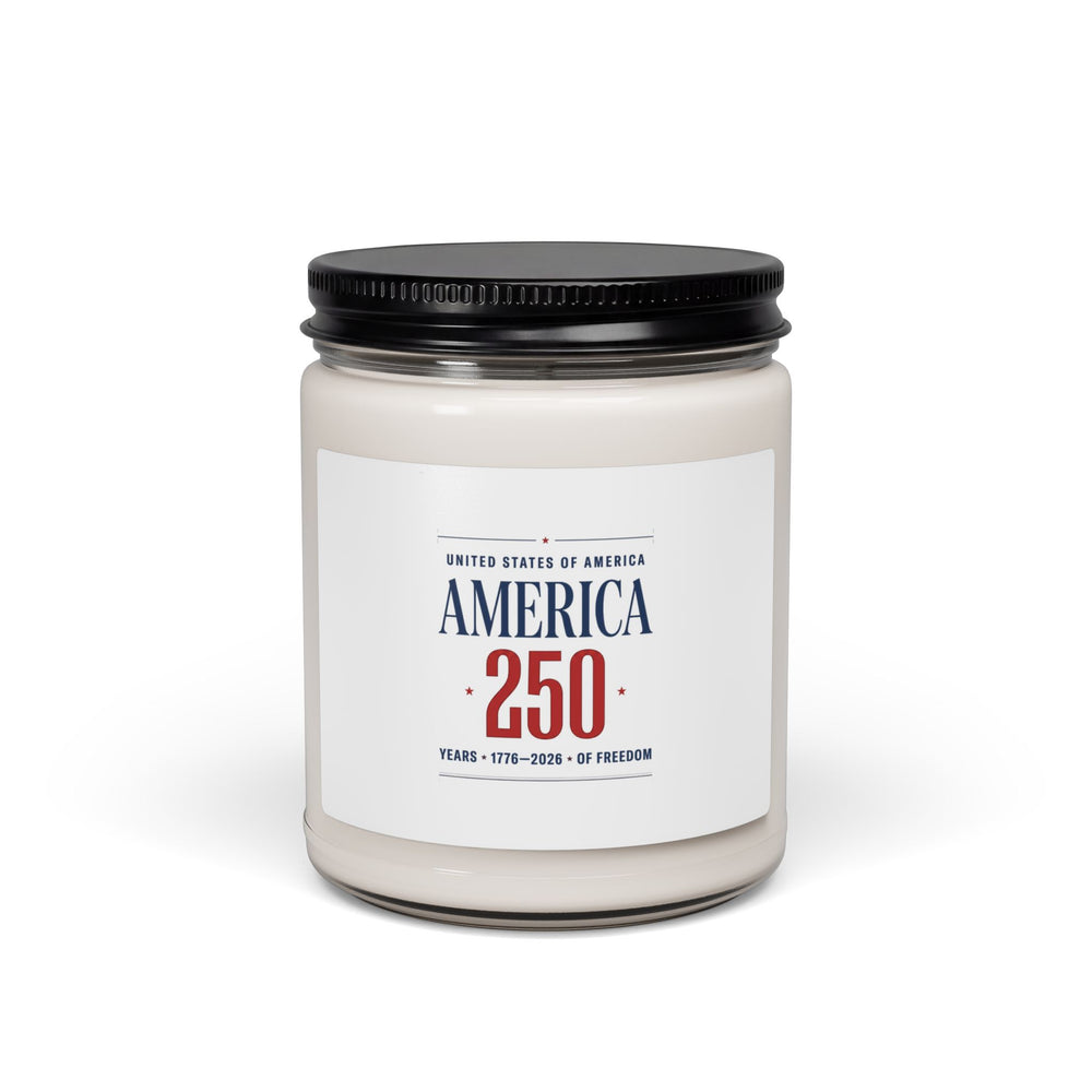 America 250 Soy Candle, 4th of July Patriotic Anniversary