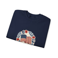 250th Anniversary American Flag Wreath Sweatshirt | 4th of July Patriotic Apparel 19