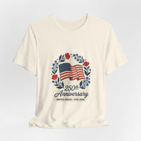 250th Anniversary Flag wreath T-Shirt | 4th of July 1776-2026 Patriotic Tee 14