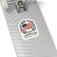 250th Anniversary Flag Sticker | 4th of July Patriotic Decal 9