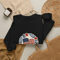 250th Anniversary American Flag Wreath Sweatshirt | 4th of July Patriotic Apparel 11