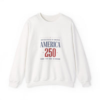 America 250 Crewneck Sweatshirt | 4th of July Patriotic Anniversary 1